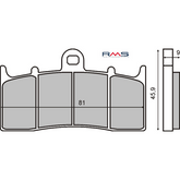 Pastiglie Freno RMS Organiche Bmw R 1150R Anteriore per BMW K 1200 R 1200 2005 - 2008